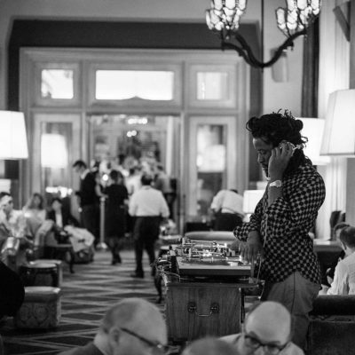 DJ Aku in the Grand Bar & Lounge