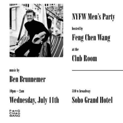 NYFW Hosted by Feng Chen Wang