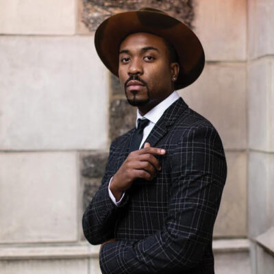 Headshot of Django Jazz Vocalist Charles Turner