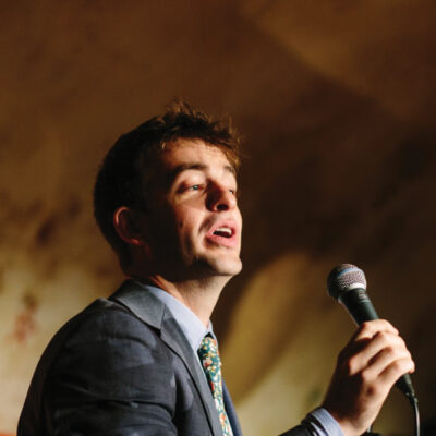 a headshot of Benny Benack III for his live performance at the django