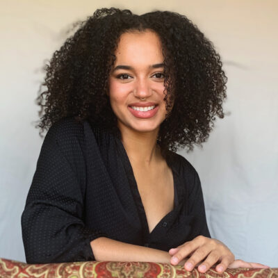 A headshot of Georgia Heers who will be performing live at the django