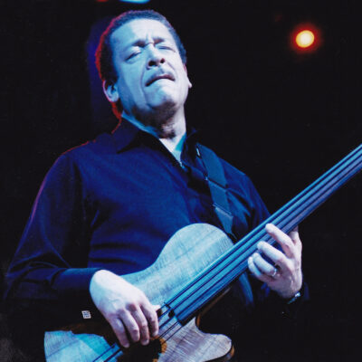 a headshot of bassist, composer and Grammy-winning producer John Lee for his live performance at the roxy bar