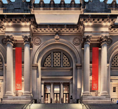 Front View of the Metropolitan Museum of Art building
